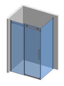 Боковая панель AQUAme AQM4203F 80см хром