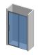 Душевая дверь AQUAme AQM4803-12 120см хром