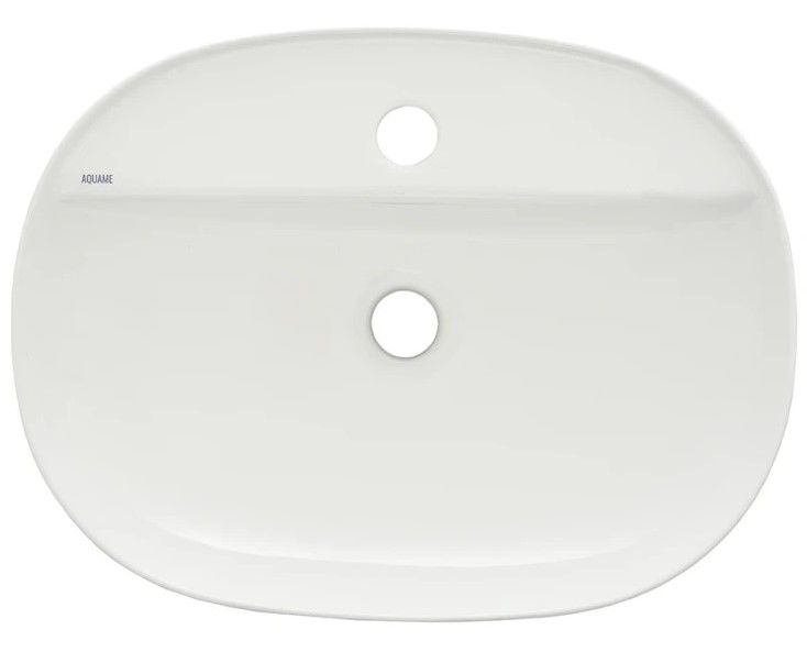 Раковина AQUAme AQM5002 50см белый глянцевый