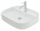Раковина AQUAme AQM5003 61см белый глянцевый