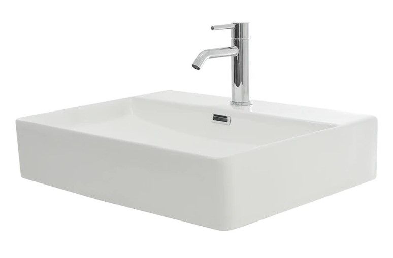 Раковина AQUAme AQM5004 59см белый глянцевый