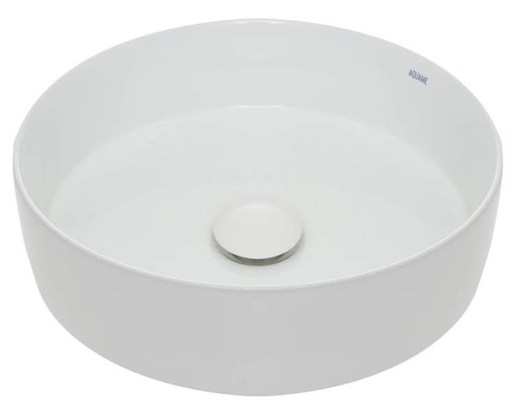 Раковина AQUAme AQM5012 35см белый глянцевый