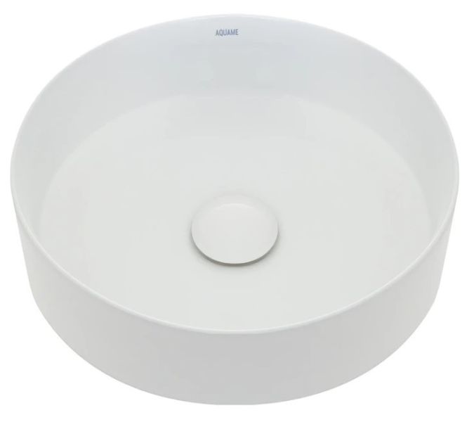Раковина AQUAme AQM5012 35см белый глянцевый