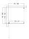 Душевой уголок AQUAme AQM5215-LH-8 80x80см чёрный матовый