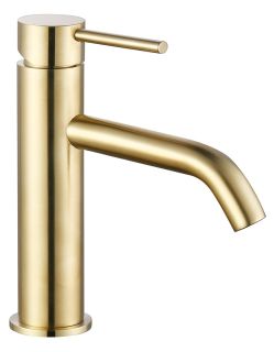 Смеситель для раковины AQUAme Siena AQM6210BG шлифованное золото Смеситель для раковины AQUAme Siena AQM6210BG шлифованное золото
