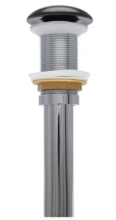 Донный клапан для раковины AQUAme AQM7002-0MB без перелива чёрный матовый Донный клапан для раковины AQUAme AQM7002-0MB без перелива чёрный матовый