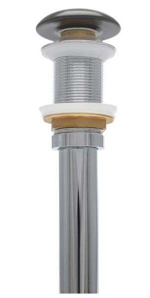 Донный клапан для раковины AQUAme AQM7002-0MDG без перелива тёмно-серый матовый Донный клапан для раковины AQUAme AQM7002-0MDG без перелива тёмно-серый матовый