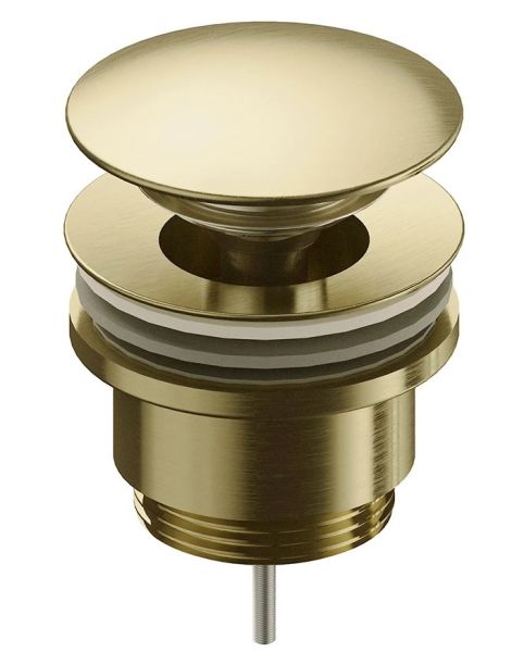 Донный клапан для раковины AQUAme AQM7003BG без перелива шлифованное золото Донный клапан для раковины AQUAme AQM7003BG без перелива шлифованное золото