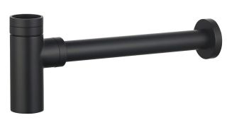 Сифон для раковины AQUAme AQM7010MB чёрный матовый Сифон для раковины AQUAme AQM7010MB чёрный матовый