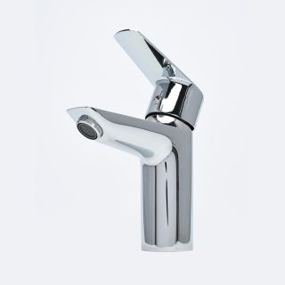Смеситель для раковины AQUAme Prato AQMP6111 с донным клапаном хром