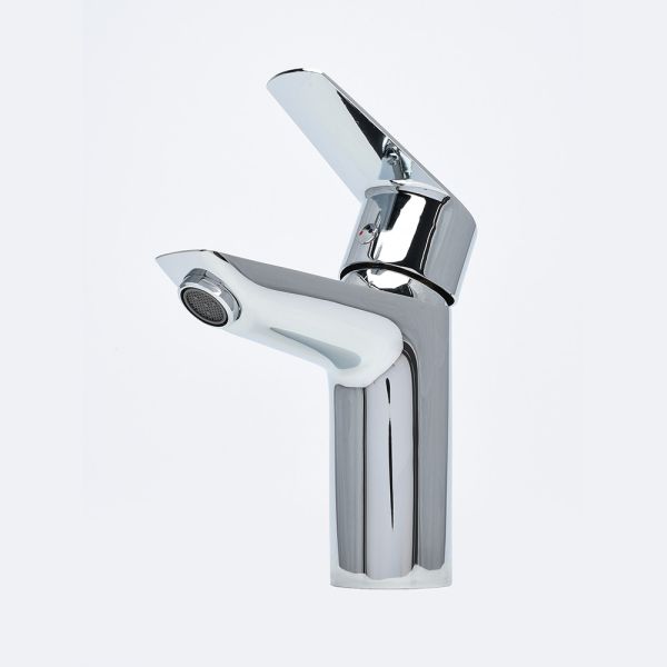 Смеситель для раковины AQUAme Prato AQMP6111 с донным клапаном хром