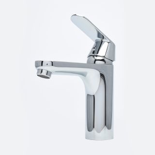 Смеситель для раковины AQUAme Prato AQMP6131 с донным клапаном хром Смеситель для раковины AQUAme Prato AQMP6131 с донным клапаном хром