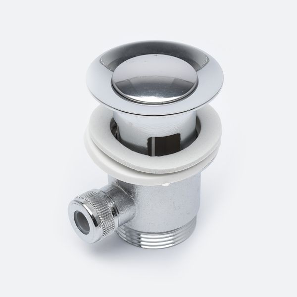 Смеситель для раковины AQUAme Prato AQMP6131 с донным клапаном хром