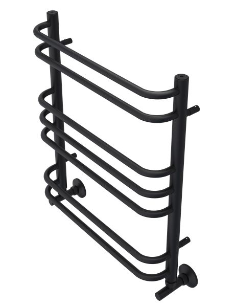 Водяной полотенцесушитель Aquatek Пандора AQ RRС0760BL П7 50x60см чёрный муар