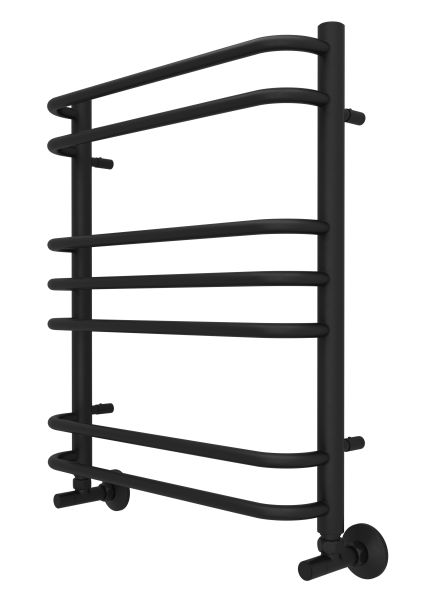 Водяной полотенцесушитель Aquatek Пандора AQ RRС0760BL П7 50x60см чёрный муар