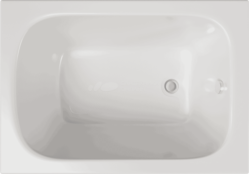 Акриловая ванна Aquanet Elba 00329639 100x70 см, с каркасом