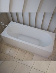Ванна из искусственного камня AquaStone Наоми 180x80см белый