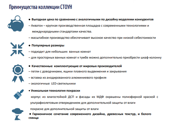 Тумба под раковину Акватон Стоун 60см белый 1A231401SX010