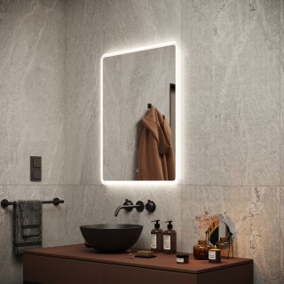 Зеркало с подсветкой Sancos Arcadia AR600 60см с сенсорным выключателем Зеркало с подсветкой Sancos Arcadia AR600 60см с сенсорным выключателем