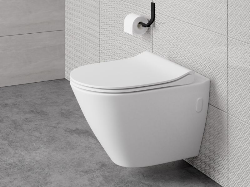 Унитаз  Cersanit CITY OVAL CLEAN ON DPL EO SLIM A63114