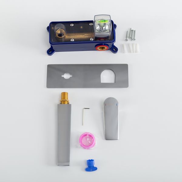 Смеситель для раковины встраиваемый BelBagno ARDENTE-BLVM-CRM-W0