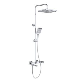Душевая стойка со смесителем и изливом BelBagno ARDENTE-VSCM-CRM Душевая стойка со смесителем и изливом BelBagno ARDENTE-VSCM-CRM
