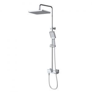 Душевая стойка со смесителем и изливом BelBagno ARDENTE-VSCM-CRM