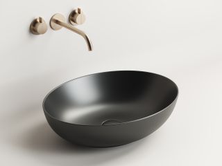 Раковина Ceramicanova Элемент (Element) CN6017MB 52 см чёрный матовый