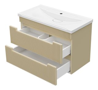 Подвесная тумба под раковину Brevita Ariana ARI-01080-03062Я 80см капучино Подвесная тумба под раковину Brevita Ariana ARI-01080-03062Я 80см капучино