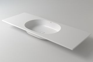 Столешница с раковиной Holbi Ariel 120см белый матовый 1.05.006.11.1 Столешница с раковиной Holbi Ariel 120см белый матовый 1.05.006.11.1
