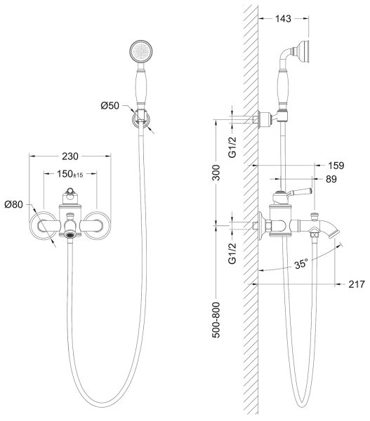 Смеситель для ванны Timo Arisa хром 5314/00Y