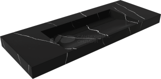 Раковина Armadi Art Flat Nero Marquina 120 Раковина Armadi Art Flat Nero Marquina 120