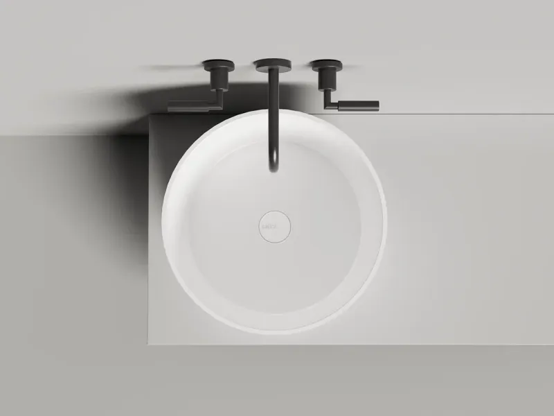 Накладная раковина Salini Armonia 04 S-Sense 130118GRF 46см RAL полностью