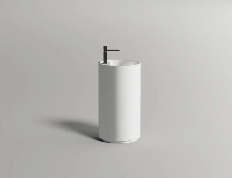 Напольная раковина Salini Armonia Top 01 S-Sense 130115G 45см белый глянцевый