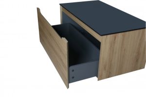 Тумба под раковину BelBagno подвесная 90x40см Quercia Rossa ART-HPL-900-1C-SO-QR