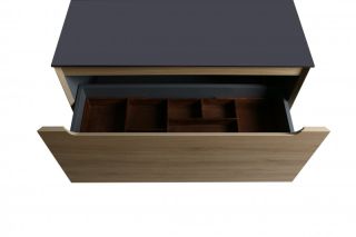 Тумба под раковину BelBagno подвесная 90x40см Quercia Rossa ART-HPL-900-1C-SO-QR