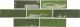 Керамогранит Monopole Артисан зеленый 81977, 5x15 (60 шт/0,45/0,0075 м2)