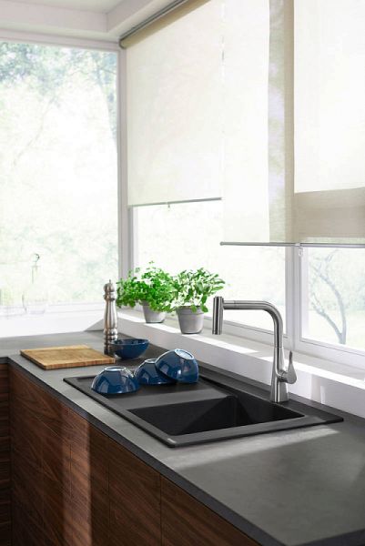 Смеситель для кухни Hansgrohe Metris 73800000 хром