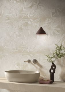 Керамогранит Vitra K958021R0001VTER Артволл Цветы Слоновая Кость Матовый 60x120