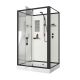 Душевая кабина Niagara Standart ST120/90/15Q/BL/BK 120x90 см профиль чёрный стекло прозрачное