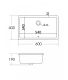 Раковина Agger ASB01600 60 см белый