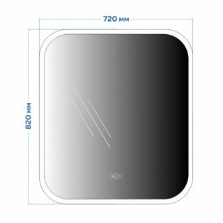 Зеркало Maretti Florenza FL147080P11, 70x80 см