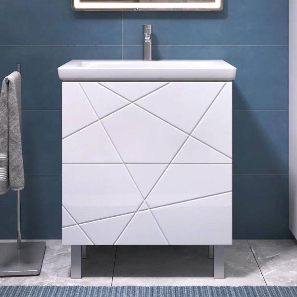 Тумба под раковину напольная Vigo Geometry 016 70 см белый