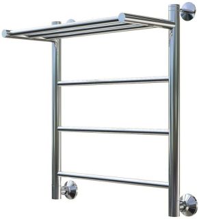 Водяной полотенцесушитель Тругор Аспект НП 1 П с полкой 60x50см хром Аспект1/нп6050П