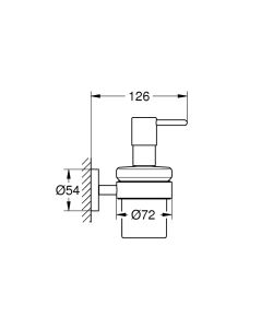 Дозатор жидкого мыла Grohe Essentials 40448001 хром