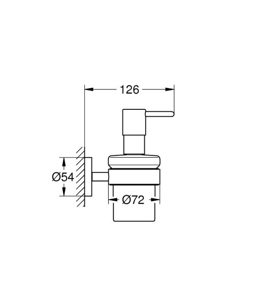 Дозатор жидкого мыла Grohe Essentials 40448001 хром