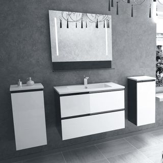 Полупенал Astra-Form Альфа подвесной белый