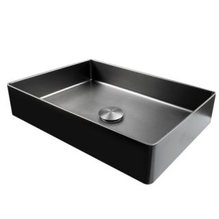 Раковина AltroBagno Astro 001018 MtGr из нержавеющей стали сталь оружейная Раковина AltroBagno Astro 001018 MtGr из нержавеющей стали сталь оружейная