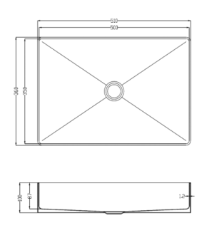 Раковина AltroBagno Astro 001020 BrAn из нержавеющей стали бронза состаренная Раковина AltroBagno Astro 001020 BrAn из нержавеющей стали бронза состаренная