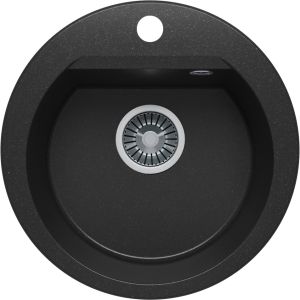 Мойка кухонная Polygran ATOL-460 чёрный 678897